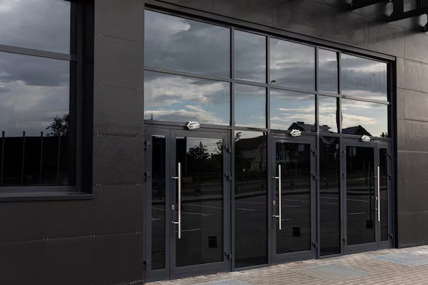 glass door